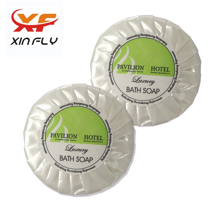 Pleat Wrapped Round Hotel Round Soap
