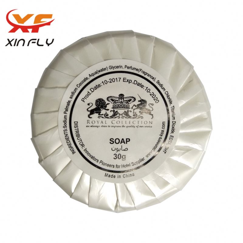 Customized Logo 30g bath soap supplier