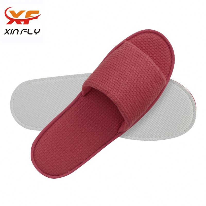 Wholesale EVA sole color hotel slippers with Customized Logo