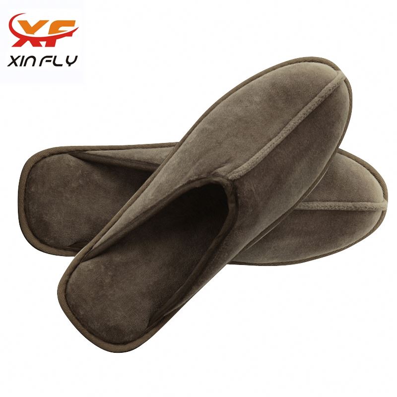 Washable Closed toe hotel slipper amenities for man