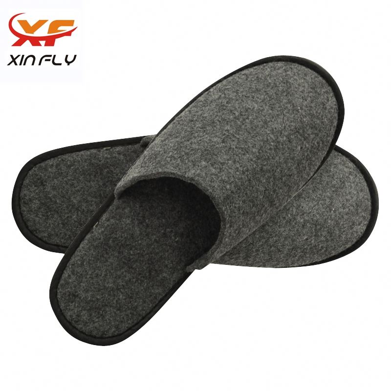 Wholesale Closed toe printed hotel slipper with Printing logo