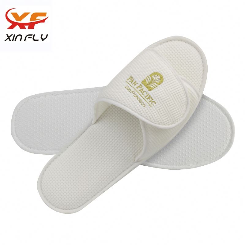 Soft Closed toe hotel slippers amazon with Embroidery