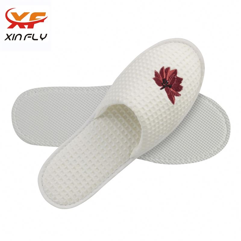 Luxury Closed toe terry hotel slipper with Customized Logo