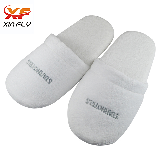 Luxury White Coral fleece washable SPA slipper