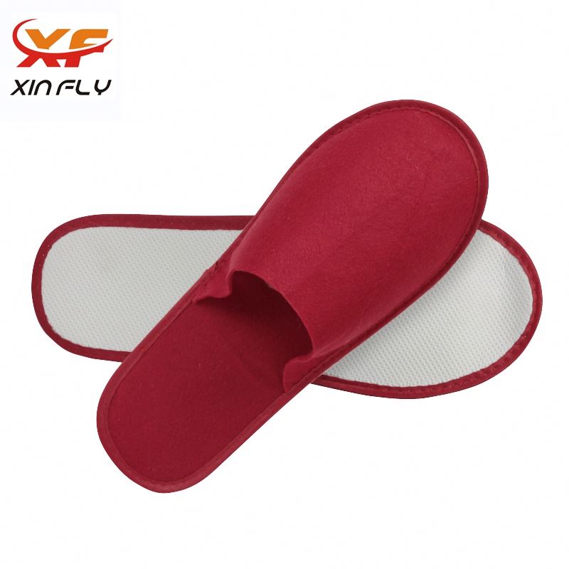 Yangzhou factory Open toe hotel slippers with logo