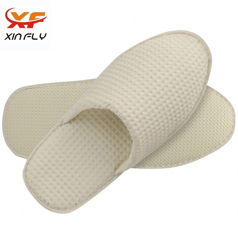 100% cotton Open toe eva hotel slippers wholesale
