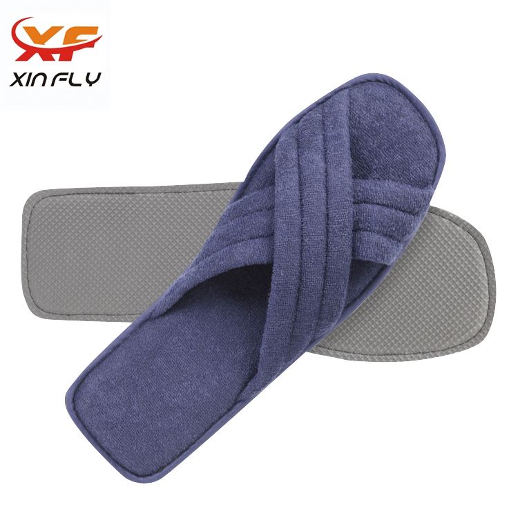 Comfortable EVA sole nonwoven hotel slipper for Guests