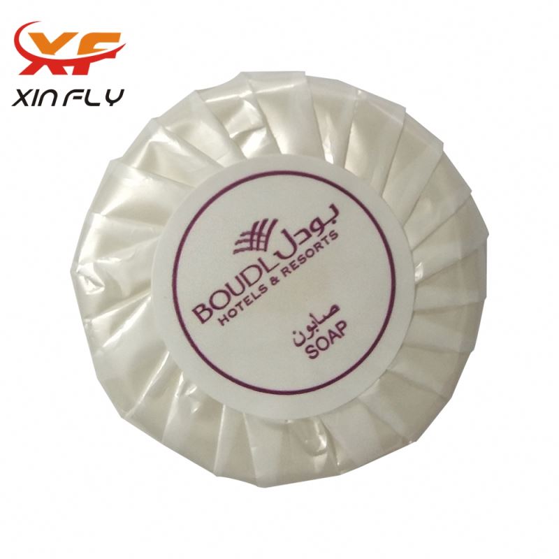 Customized Logo 25g hotel bath soap for motel