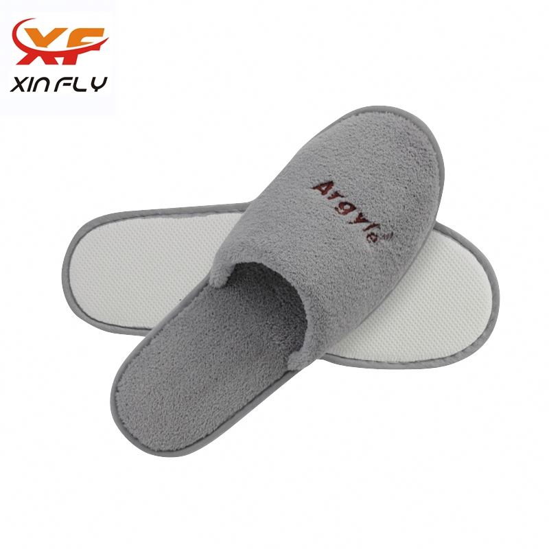 Soft Closed toe hotel slippers for