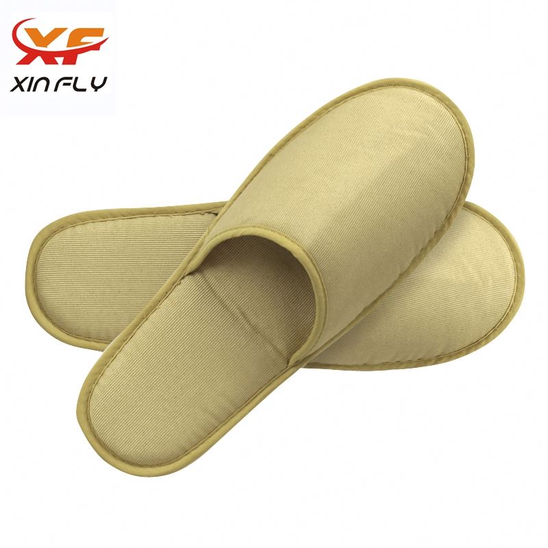 Personalized Closed toe coral hotel slipper with Customized Logo