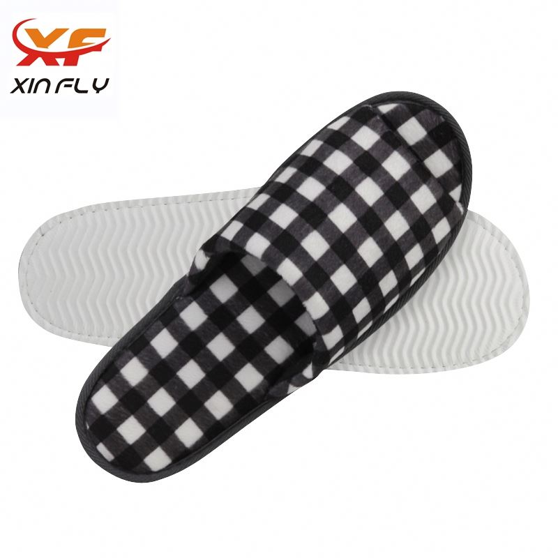 Sample freely EVA sole kids size hotel slipper supplier