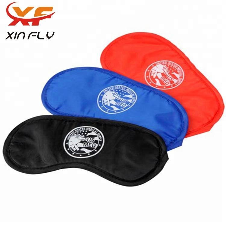 Cheap confortevole logo Promozionale stampa personalizzata nero di viaggio di seta molle della macchia di bambù Sex Sleeping occhio maschera Blindfold ombra