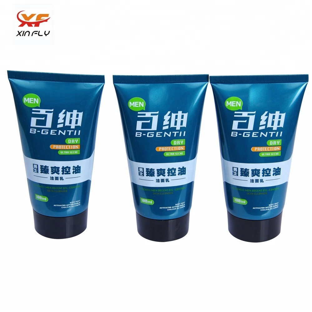 Tùy chỉnh 100ml ống mỹ phẩm nhựa cho Men Facial Cleanser