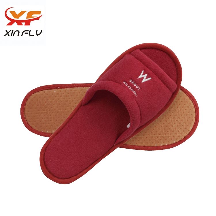 Comfortable EVA sole winter hotel slippers with OEM LOGO