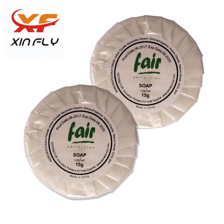 Vit Plastfilm Wrapped Hotel Soap