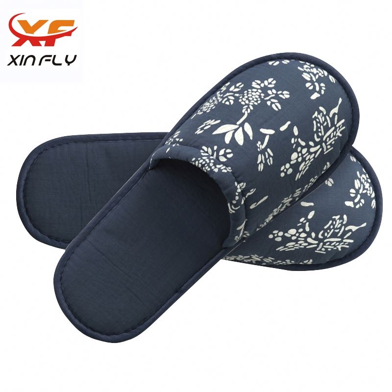Wholesale Closed toe swaddle hotel slipper for Guests