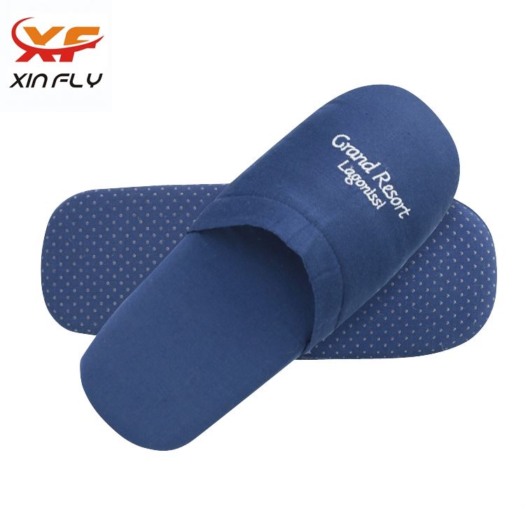 Comfortable EVA sole hotel casual slippers with logo