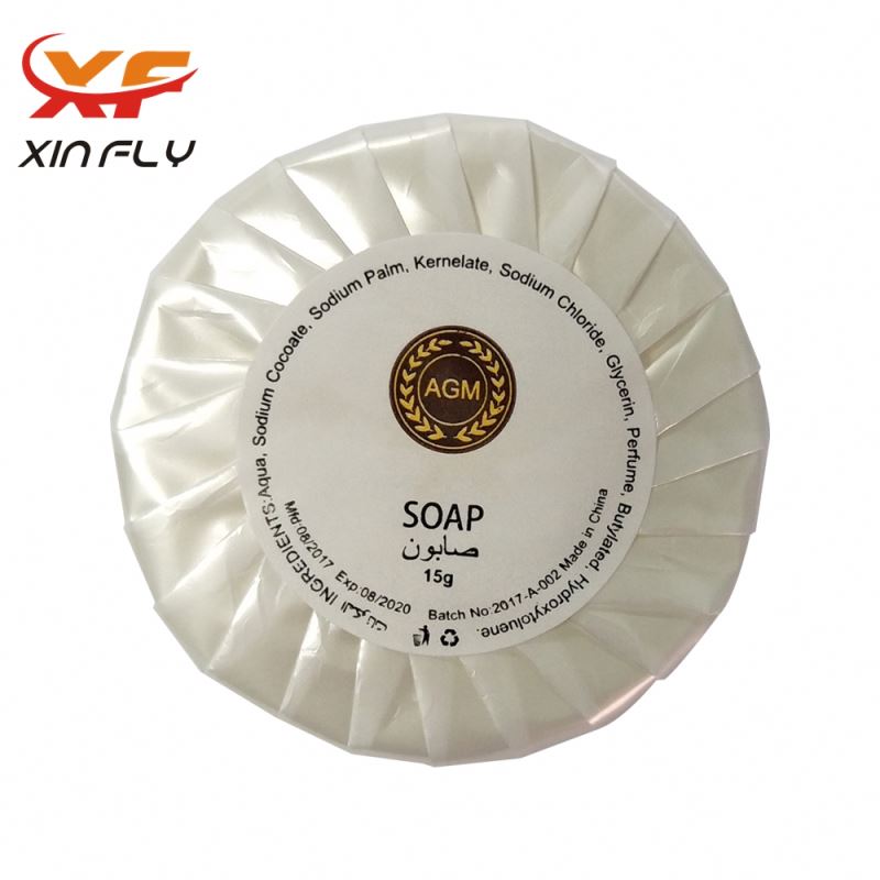 Customized Logo 15g Disposable hotel soap supplier
