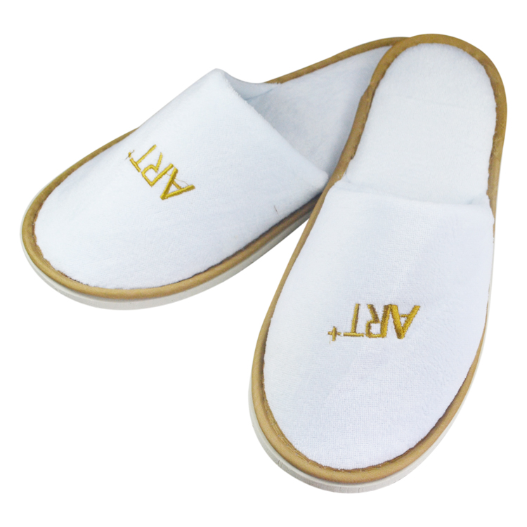 Comfortable Closed toe Terry Hotel spa slippers